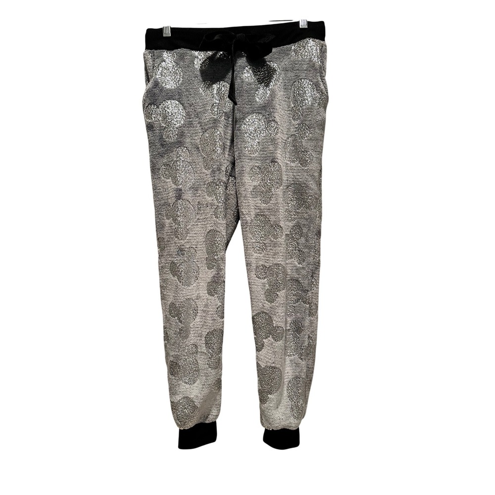 Disney Mickey Mouse Fleece Jogger Pajama Pants Loungewear‎ Size Medium